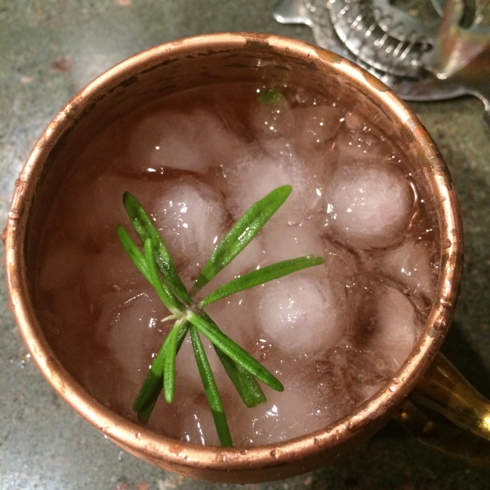 Rosemary Gin Gin Mule